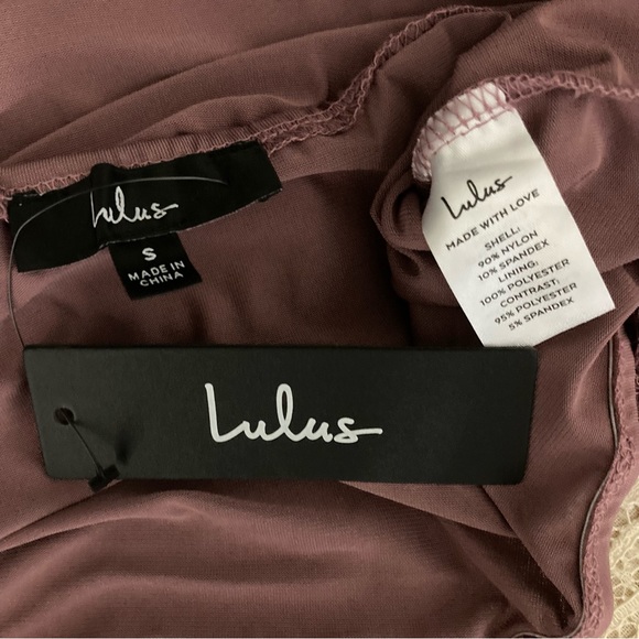 Lulu’s Casita Lace Bodysuit in Mauve Pink, NWT - Picture 8 of 8